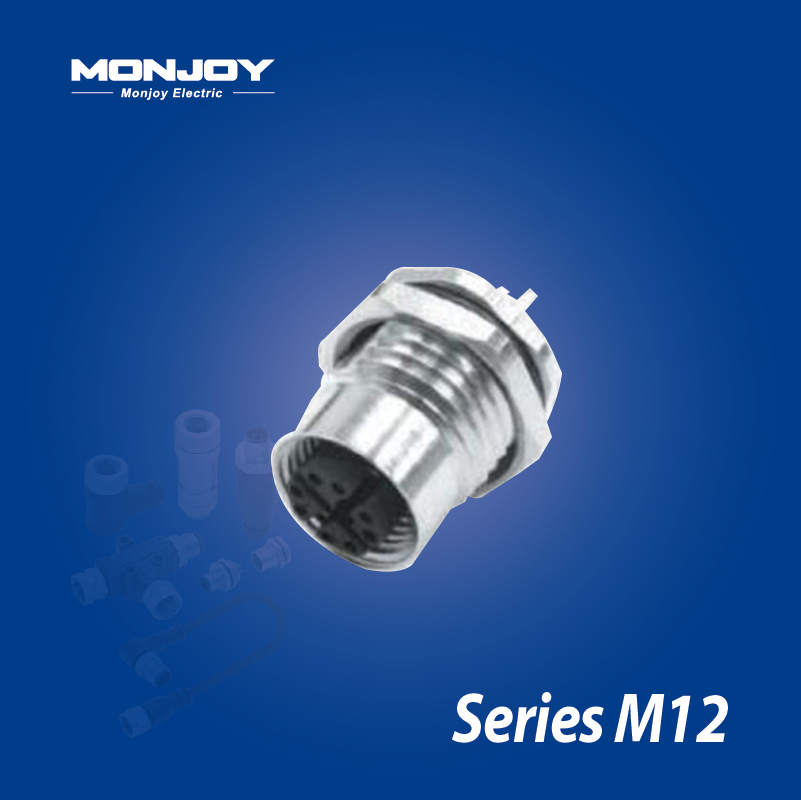 M12*1.0，X标准，孔，浸焊， 板前，底座