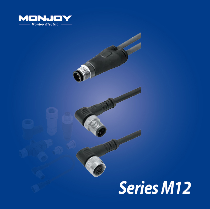  M12*1.0，直式，针-M12*1.0， 弯式，针/孔，浇铸连接器